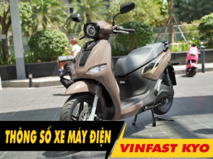5 thông số xe máy điện Vinfast Kyo cần phải biết trước khi mua xe