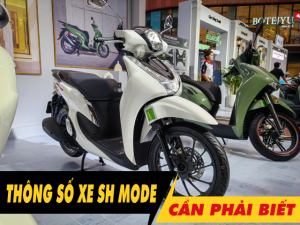 6 thông số xe SH Mode 2027 cần phải biết trước khi mua xe