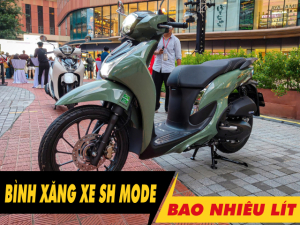 Bình xăng xe SH Mode 2027 bao nhiêu lít? Có tiết kiệm xăng không?